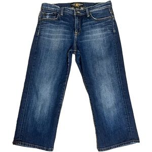 Lucky Brand Easy Rider Crop Jeans Size 14/32.
